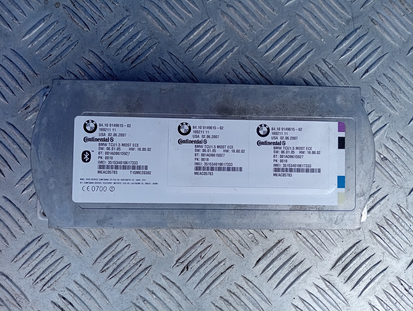 Блок управления телефоном (Bluethooth) BMW X5 E70 (2007-2010) дорестайл - 1