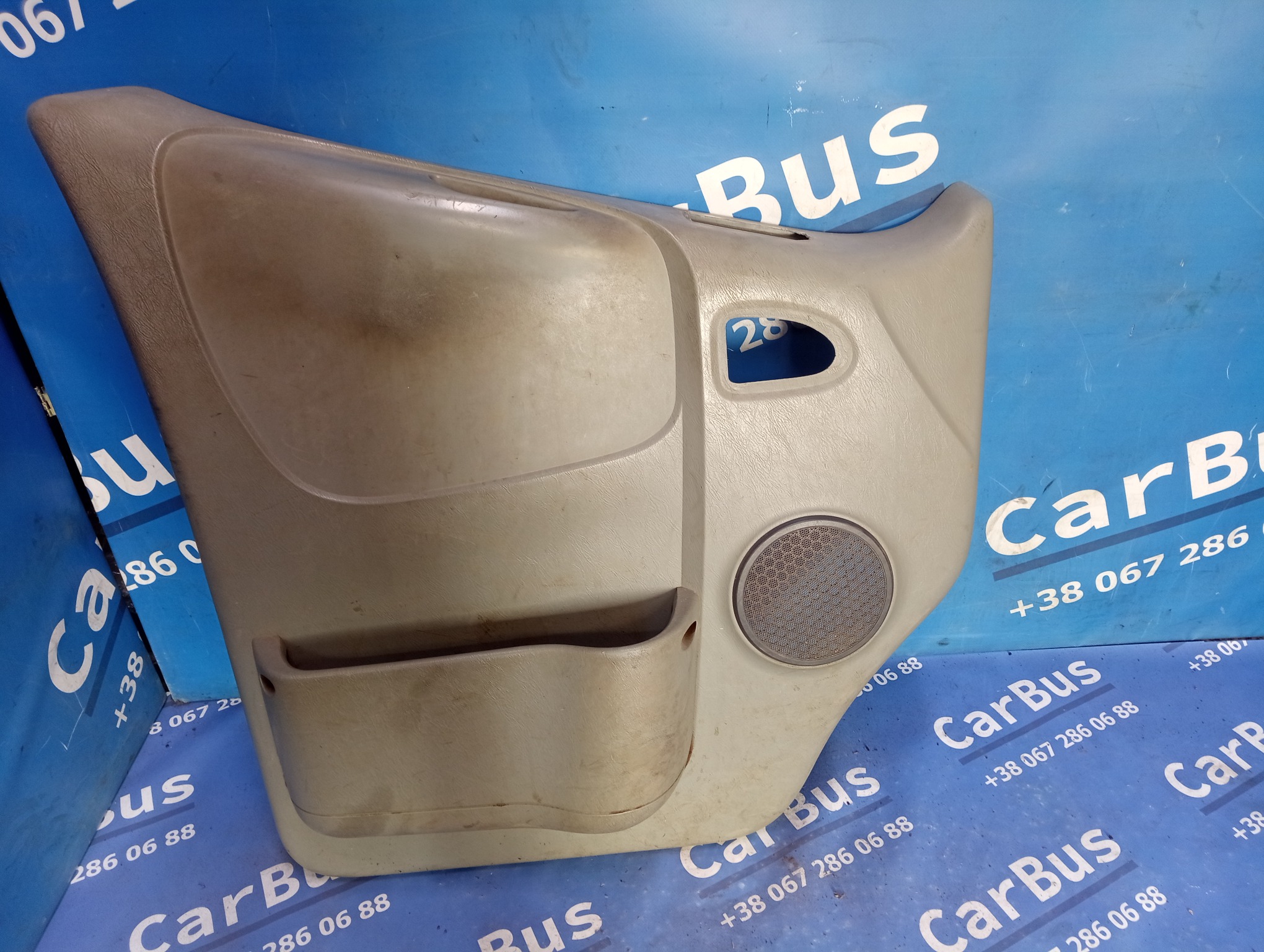 Обшивка (карта) двері передньої лівої Renault Trafic II, Opel Vivaro II, Nissan Primastar II (2006-2014) рестайл - 1
