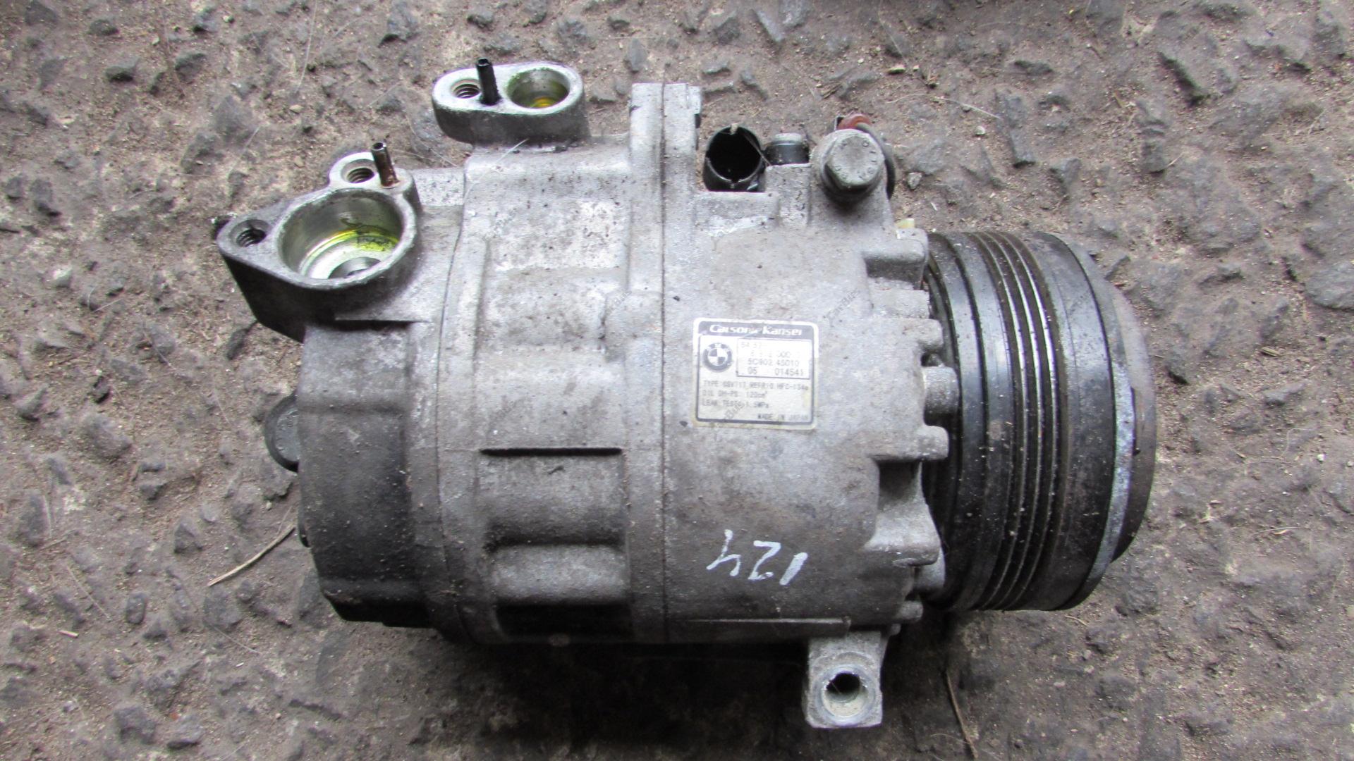 Компрессор кондиционера BMW X5 E53 (2003-2006) рестайл - 1