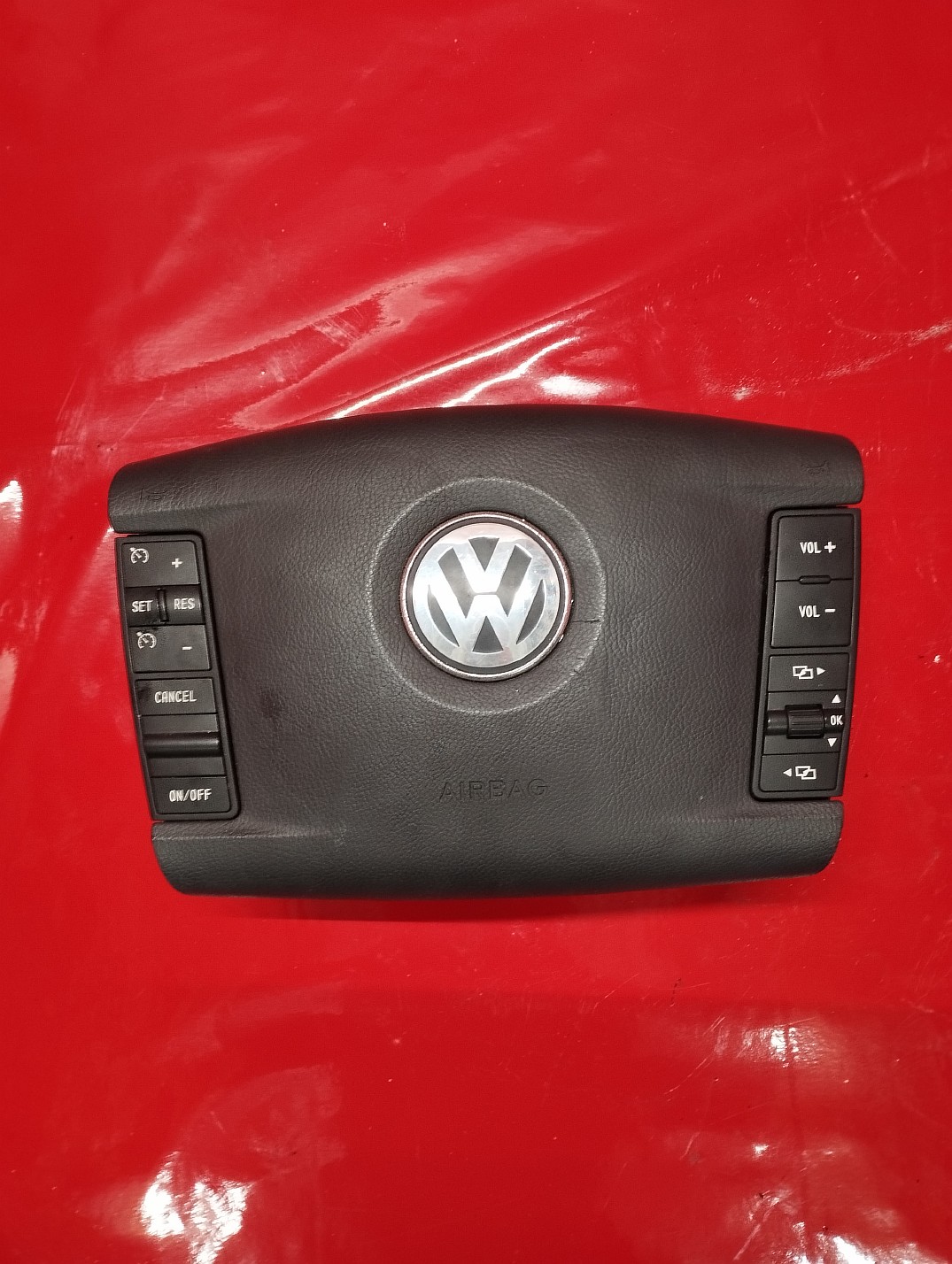 Подушка безпеки в кермо Volkswagen Touareg (2007-2010) рестайл - 1