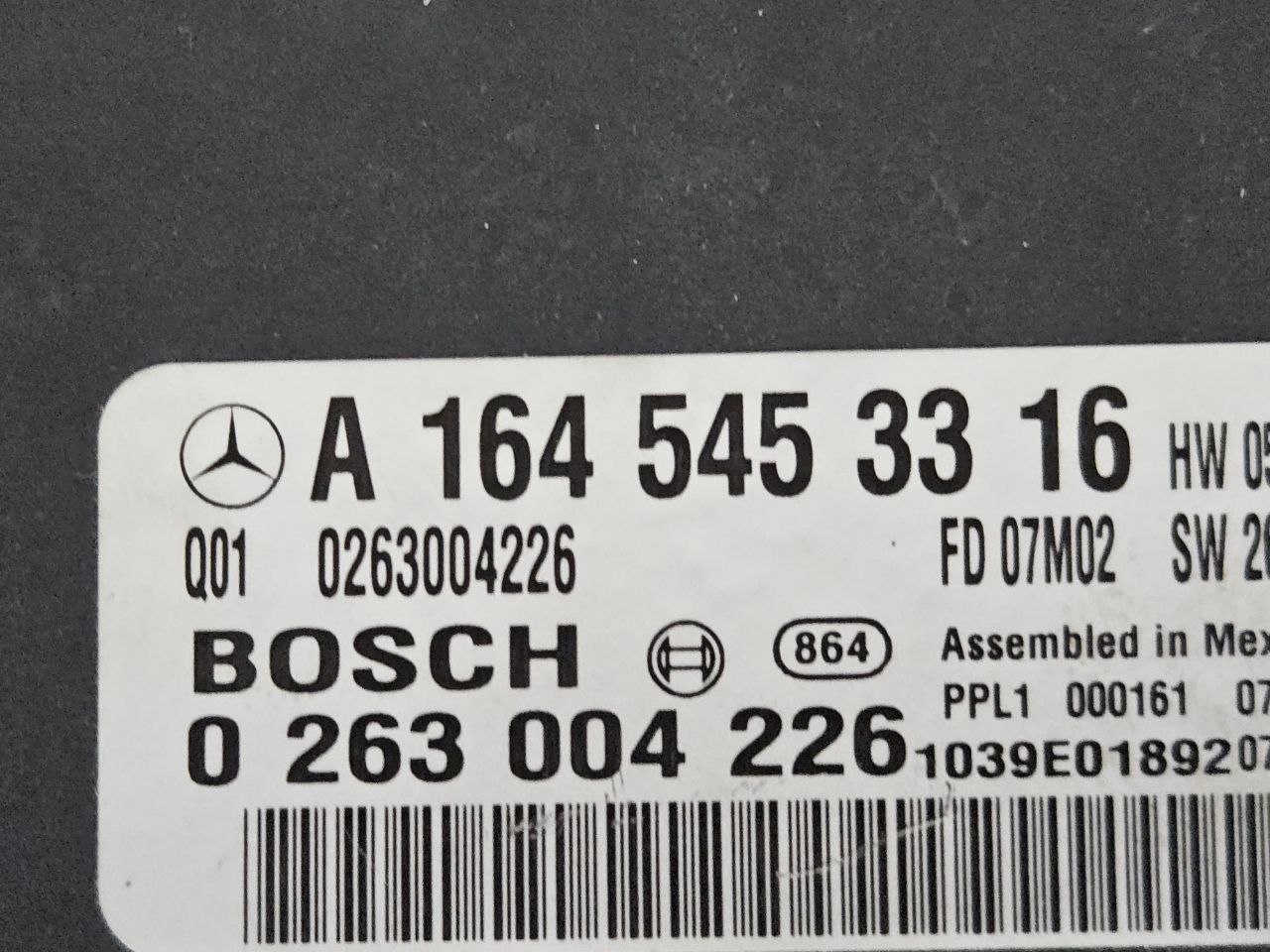 Блок керування парктроніками Mercedes ML W164 (2005-2011) - 1