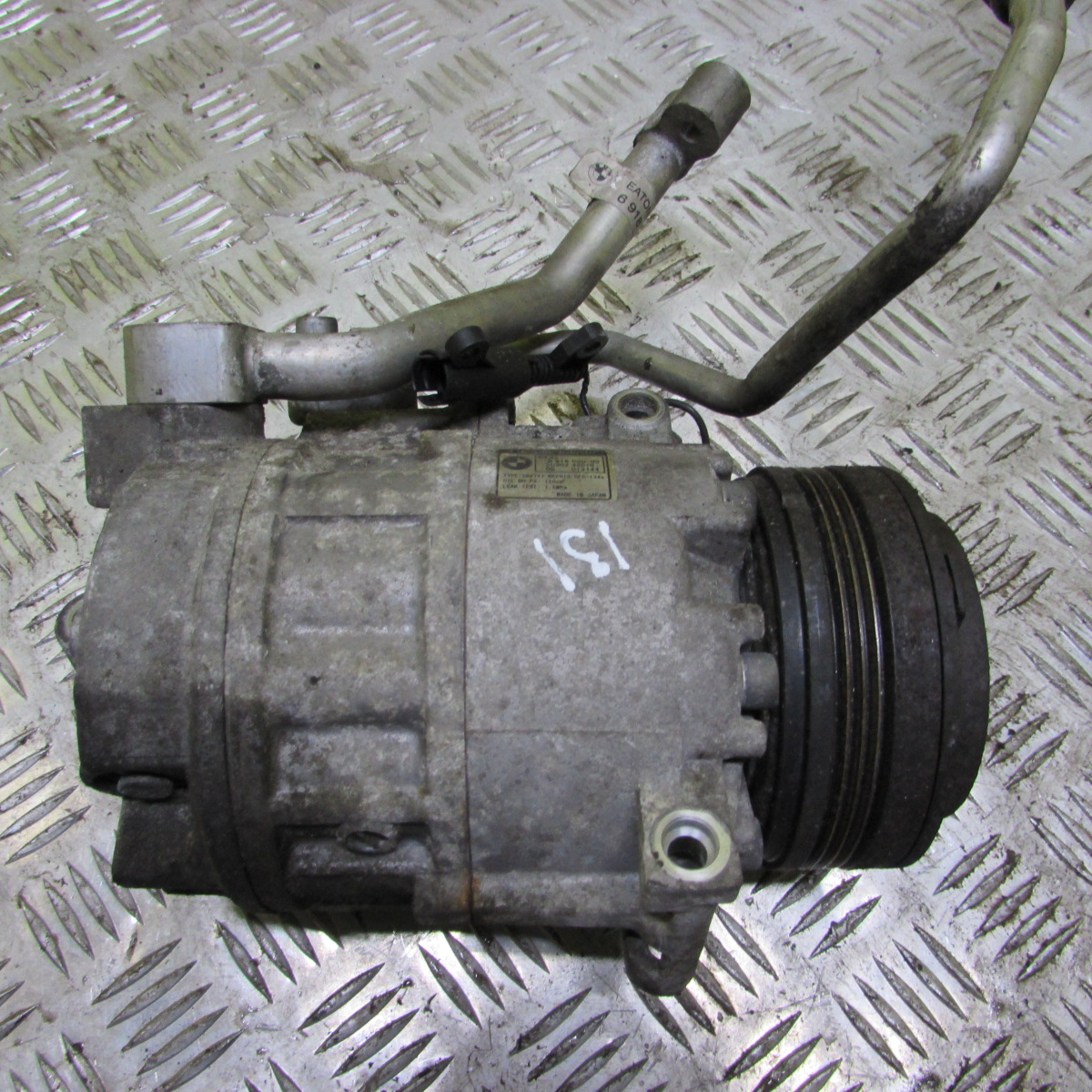 Компрессор кондиционера BMW X5 E53 (2003-2006) рестайл - 1