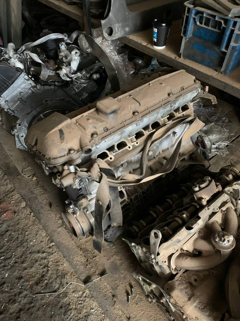 Двигатель (ДВС) BMW X5 E53 (2003-2006) рестайл - 1