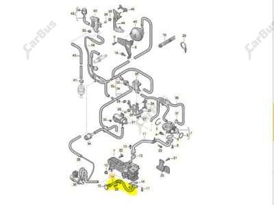 Трубка відпрацьованих газів EGR Volkswagen Touareg (2003-2006) дорестайл