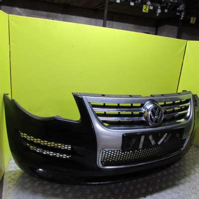 Бампер передній Volkswagen Touareg (2007-2010) рестайл - 4