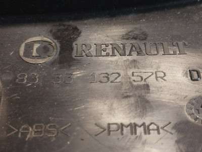 Накладка декоративна (молдинг) заднього лівого крила Renault Zoe (2012-2019)