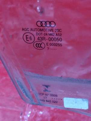 Стекло боковой двери передней правой Audi Q7 4M(2015-2020)