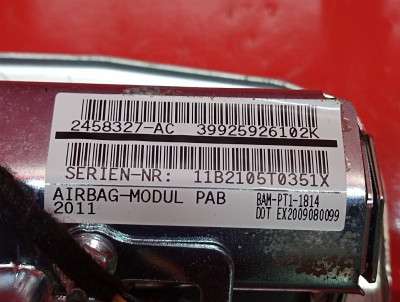 Подушка безпеки пасажира (в торпедо) BMW X3 F25 (2010-2017)