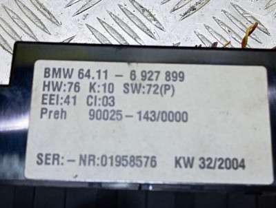 Панель керування клімат-контролю BMW X5 E53 (2003-2006) рестайл