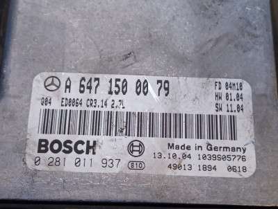 Блок керування двигуном Mercedes-Benz Sprinter W 903 (2000-2006)