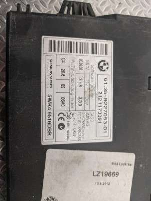 Блок керування CAS захист від угону та дозвіл пуску BMW X5 E70 (2007-2010) дорестайл