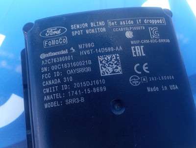 Датчик мертвых (слепых) зон Ford Escape 3 FL ( 2012 - 2019 )