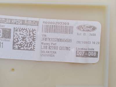 Обшивка (карта) двері передньої лівої Ford Mustang Mach-E  Select Premium  ( 2019 - 2026 )