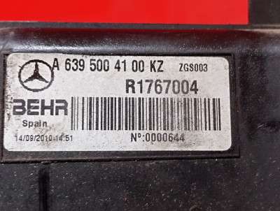 Дифузор (кожух вентилятора) Mercedes-Benz Vito W 639 (2010-2014) рестайл