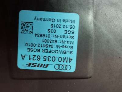 Сабвуфер Audi Q7 4M(2015-2020)
