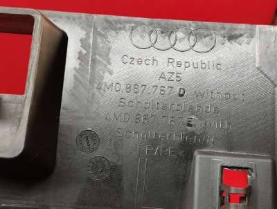 Обшивка стійки салону Audi Q7 4M(2015-2020)