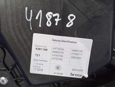 Склопідйомник механічний двері передньої лівої Mercedes GLE V167 (2018-2025)