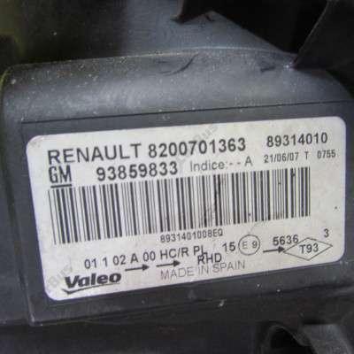 Фара передня ліва Renault Trafic II, Opel Vivaro II, Nissan Primastar II (2006-2014) рестайл