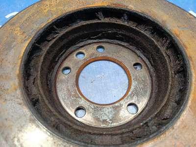Диск гальмівний передній Volkswagen Touareg (2003-2006) дорестайл