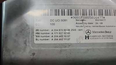 Блок мультимедиа Mercedes ML W164 (2005-2011)