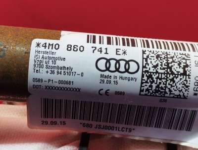 Подушка безпеки бокова (шторка) Audi Q7 4M(2015-2020)