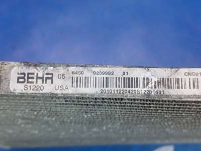 Радіатор кондиціонера BMW X5 E70 (2010-2013) рестайл