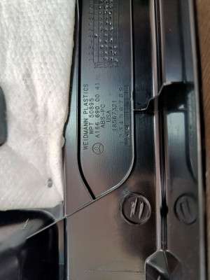 Захист порога багажника Mercedes ML W166 (з 2011)
