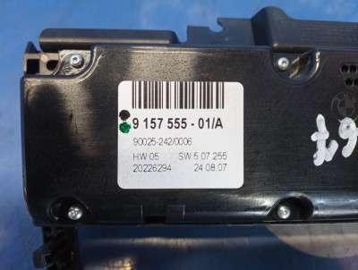 Панель управления климат-контроля BMW X5 E70 (2007-2010) дорестайл