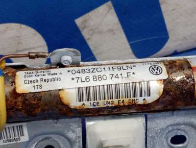 Подушка безопасности боковая (шторка) Volkswagen Touareg (2007-2010) рестайл