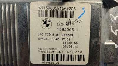 Монитор (Дисплей компьютера центральный) BMW X5 E70 (2007-2010) дорестайл