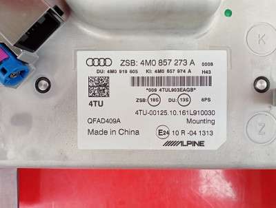 Монітор (дисплей комп`ютера центральний) Audi Q7 4M(2015-2020)