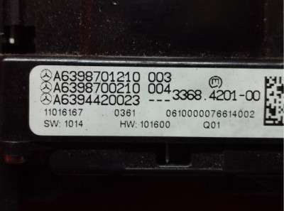 Блок кнопок Mercedes-Benz Vito W 639 (2010-2014) рестайл