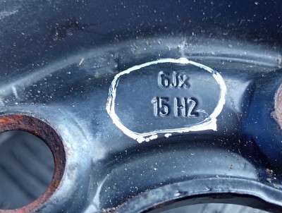 Диск колесный штампованный Mercedes-Benz Vito W 639 (2003-2010) дорестайл