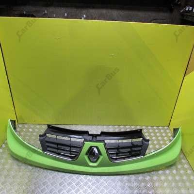 Накладка бампера переднього центральна Renault Trafic II, Opel Vivaro II, Nissan Primastar II (2006-2014) рестайл