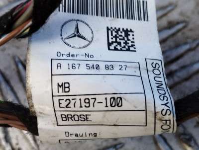 Проводка дверей задніх Mercedes GLE V167 (2018-2025)