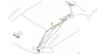 Подушка безпеки передньої стійки BMW X5 E53 (2003-2006) рестайл