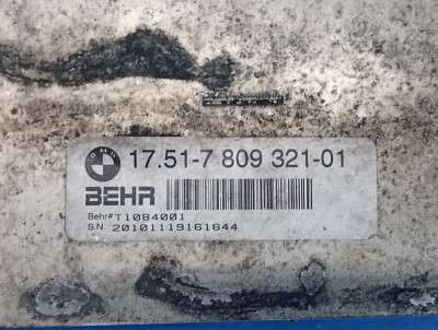 Інтеркулер (радіатор інтеркулера) BMW X5 E70 (2010-2013) рестайл