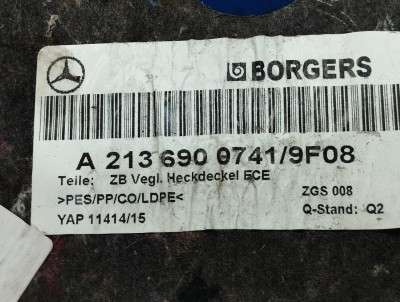 Обшивка кришки (двері) багажника Mercedes-Benz E63 S