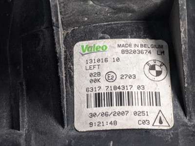 Фара противотуманная левая (птф) BMW X5 E70 (2007-2010) дорестайл
