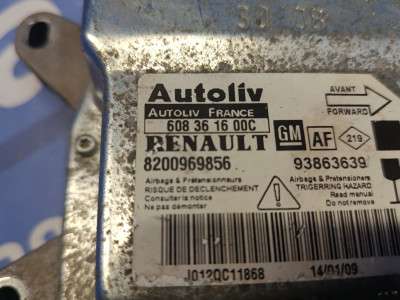 Блок керування подушками безпеки Renault Trafic II, Opel Vivaro II, Nissan Primastar II (2006-2014) рестайл