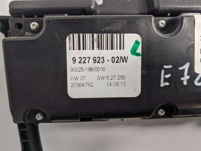 Панель керування клімат-контролю BMW X5 E70 (2010-2013) рестайл