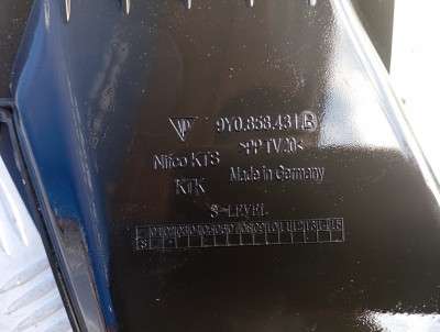 Повітропровід обігрівача (патрубки від пічки по салону) Porsche Cayenne 3 9Y0 PO536 ( 2017 - 2023)