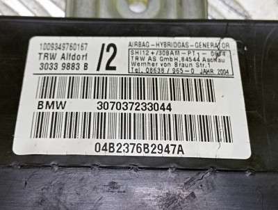 Подушка безопасности в дверь BMW X5 E53 (2003-2006) рестайл