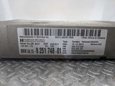 Блок телематика (Combox telematik) BMW X5 E70 (2010-2013) рестайл