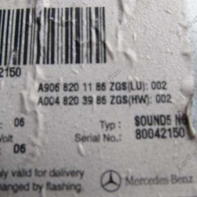 Магнітола Mercedes-Benz Sprinter W 906 (2006-2014) дорестайл