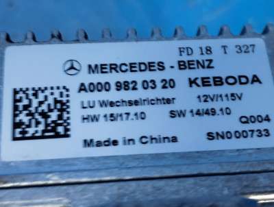 Преобразователь напряжения (инвертор) Mercedes GLE V167 (2018-2025)