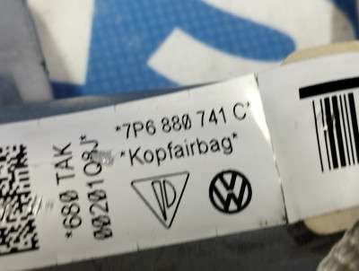 Подушка безопасности боковая (шторка) Volkswagen Touareg FL (2015-2018)