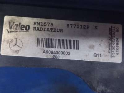 Радіатор основний Mercedes-Benz Sprinter W 906 (2006-2014) дорестайл