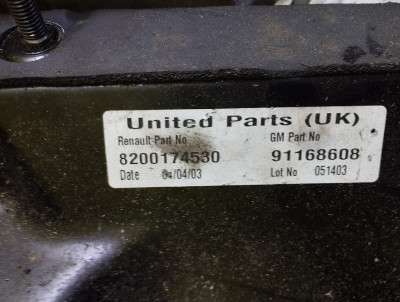 Педальный узел Renault Trafic II, Opel Vivaro II, Nissan Primastar II (2006-2014) рестайл