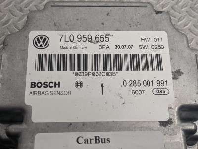 Блок керування подушками безпеки Volkswagen Touareg (2007-2010) рестайл